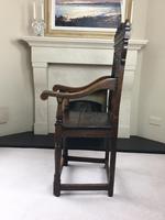 Rare English Charles II Oak Wainscot Armchair Likely to be from Battle Abbey c.1660-1685 (5 of 20) Rare English Charles II Oak Wainscot Armchair Likely to be from Battle Abbey c.1660-1685 (5 of 20)