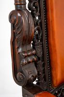 Superb Pair of Oak Throne Chairs (13 of 14) Superb Pair of Oak Throne Chairs (13 of 14)