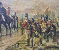 Antique Oil Painting - Wellington At Waterloo, The Dawn Of Day June 18th 1815 (After Robert Alexander Hillingford 1896) (5 of 8) Antique Oil Painting - Wellington At Waterloo, The Dawn Of Day June 18th 1815 (After Robert Alexander Hillingford 1896) (5 of 8)