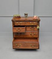 Small Georgian Mahogany Bachelors Writing Chest of Drawers with Provenance (4 of 24) Small Georgian Mahogany Bachelors Writing Chest of Drawers with Provenance (4 of 24)