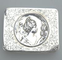 Superb Solid Silver Art Nouveau Maiden Table Snuff Box P Bryk c.1902 (4 of 8) Superb Solid Silver Art Nouveau Maiden Table Snuff Box P Bryk c.1902 (4 of 8)