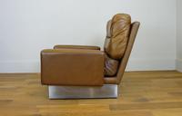 Vintage 1970s Leather & Brushed Steel Armchair by Roche Bobois (4 of 13) Vintage 1970s Leather & Brushed Steel Armchair by Roche Bobois (4 of 13)