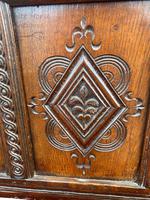 Exceptional Large Antique Carved 18th Century English Oak Settle, Hall Seat, Pew (10 of 10) Exceptional Large Antique Carved 18th Century English Oak Settle, Hall Seat, Pew (10 of 10)
