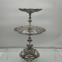 Mid 19th Century Antique Victorian Sterling Silver Suite Comports London 1862 Robert Garrard (6 of 12) Mid 19th Century Antique Victorian Sterling Silver Suite Comports London 1862 Robert Garrard (6 of 12)