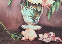 Large Original Gilt Framed 20th Century Impressionist Still Life Floral Oil Painting (6 of 12) Large Original Gilt Framed 20th Century Impressionist Still Life Floral Oil Painting (6 of 12)