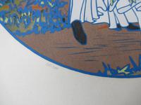 Pair of unusual limited edition French silkscreen prints, c1970, unframed (8 of 10) Pair of unusual limited edition French silkscreen prints, c1970, unframed (8 of 10)