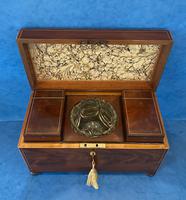 George III Mahogany Twin Canister Tea Caddy (14 of 17) George III Mahogany Twin Canister Tea Caddy (14 of 17)