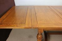 Large Antique Oak Extending Drawleaf Dining Table (10 of 15) Large Antique Oak Extending Drawleaf Dining Table (10 of 15)