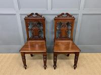 Good Pair of Victorian Walnut Hall Chairs (2 of 13) Good Pair of Victorian Walnut Hall Chairs (2 of 13)