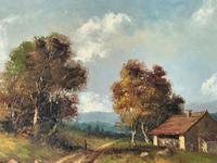 Large Fabulous Early 1900s British Farming Impressionist Landscape Oil Painting (11 of 13) Large Fabulous Early 1900s British Farming Impressionist Landscape Oil Painting (11 of 13)