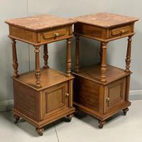 Pair of French Walnut Bedside Cabinets (2 of 8) Pair of French Walnut Bedside Cabinets (2 of 8)