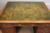 Antique Oak Partners Writing Desk (5 of 10) Antique Oak Partners Writing Desk (5 of 10)