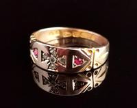 Victorian Ruby and Diamond Ring, Maltese Cross, 15ct Yellow Gold (9 of 12) Victorian Ruby and Diamond Ring, Maltese Cross, 15ct Yellow Gold (9 of 12)