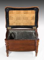 Late Regency Period Mahogany Coal Padrone with a Lift Lid (3 of 3) Late Regency Period Mahogany Coal Padrone with a Lift Lid (3 of 3)