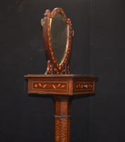 Antique Dutch Marquetry Vanity Hat Stand - Mirror (14 of 19) Antique Dutch Marquetry Vanity Hat Stand - Mirror (14 of 19)