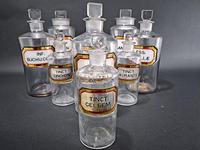 Set of 9 Apothecary Jars (2 of 7) Set of 9 Apothecary Jars (2 of 7)