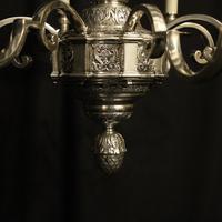 French Silver Gilded Cherub 8 Light Antique Chandelier (9 of 10) French Silver Gilded Cherub 8 Light Antique Chandelier (9 of 10)