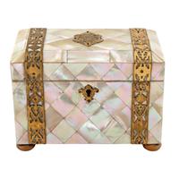 Mother of Pearl Tea Caddy (7 of 8) Mother of Pearl Tea Caddy (7 of 8)