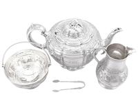 Sterling Silver Three Piece Zodiac Tea Service - Antique Victorian 1882 (2 of 24) Sterling Silver Three Piece Zodiac Tea Service - Antique Victorian 1882 (2 of 24)