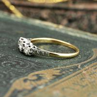The Three Stone Illusion Set Mid Century Trio Ring (4 of 6) The Three Stone Illusion Set Mid Century Trio Ring (4 of 6)