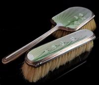 Vintage Art Deco Silver & Enamel Brush Set (10 of 12) Vintage Art Deco Silver & Enamel Brush Set (10 of 12)