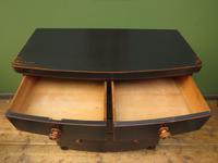Large Antique Painted Black Bow Front Chest of Drawers, Gothic Shabby Chic (19 of 19) Large Antique Painted Black Bow Front Chest of Drawers, Gothic Shabby Chic (19 of 19)