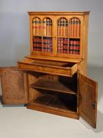 Beautifully Made Late 19th Century Oak & Burr Oak Small Bookcase Cabinet (2 of 4) Beautifully Made Late 19th Century Oak & Burr Oak Small Bookcase Cabinet (2 of 4)