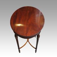 Edwardian Mahogany Oval Occasional Table (4 of 7) Edwardian Mahogany Oval Occasional Table (4 of 7)