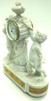 French Empire Figural Mantel Clock – Bisque Porcelain Cherub Verge Mantle Clock c.1800 (10 of 13) French Empire Figural Mantel Clock – Bisque Porcelain Cherub Verge Mantle Clock c.1800 (10 of 13)