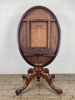 Victorian Mahogany Oval Tilt Top Table (7 of 12) Victorian Mahogany Oval Tilt Top Table (7 of 12)