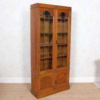 Oak Leaded Glazed Bookcase Arts & Crafts (3 of 10) Oak Leaded Glazed Bookcase Arts & Crafts (3 of 10)