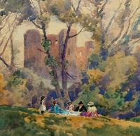 Outstanding 20thc Signed Autumn Landscape Castle Ruin Watercolour Painting (3 of 11) Outstanding 20thc Signed Autumn Landscape Castle Ruin Watercolour Painting (3 of 11)