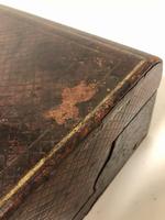 Antique Victorian Leather Writing Document Box (17 of 19) Antique Victorian Leather Writing Document Box (17 of 19)