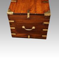 Victorian brass bound teak military chest (4 of 7) Victorian brass bound teak military chest (4 of 7)