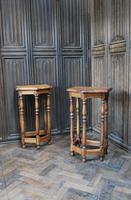 Pair of Turned Oak Bedside Tables (2 of 5) Pair of Turned Oak Bedside Tables (2 of 5)