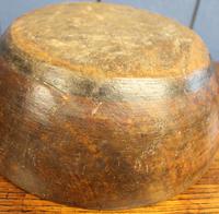 Early 19th Century Turned Wooden Flat Bottom Bowl Treen Eare. (9 of 9) Early 19th Century Turned Wooden Flat Bottom Bowl Treen Eare. (9 of 9)