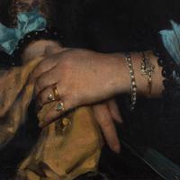 Edgar Boutry, Portrait Of A Lady With Blue Ribbons, Oil Painting (5 of 7) Edgar Boutry, Portrait Of A Lady With Blue Ribbons, Oil Painting (5 of 7)