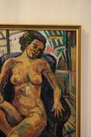 Seated Female Nude Oil on Board by Dino Mazzzoli 1988 (4 of 5) Seated Female Nude Oil on Board by Dino Mazzzoli 1988 (4 of 5)