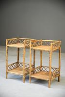 Cane & Bamboo Side Tables (4 of 8) Cane & Bamboo Side Tables (4 of 8)