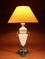 Rare Opaline White Paraffin Table Lamp (2 of 15) Rare Opaline White Paraffin Table Lamp (2 of 15)