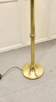 Chunky Brass Column Floor Lamp, Brass Standard Lamp (5 of 5) Chunky Brass Column Floor Lamp, Brass Standard Lamp (5 of 5)
