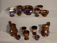 Attractive Collection of 25 Pieces of 19th Century Copper Lustreware (4 of 4) Attractive Collection of 25 Pieces of 19th Century Copper Lustreware (4 of 4)