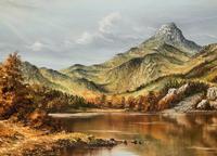 Original 20th Century Snowdonia Lake North Wales Welsh Mountain Landscape Oil Painting (5 of 12) Original 20th Century Snowdonia Lake North Wales Welsh Mountain Landscape Oil Painting (5 of 12)