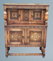 Miniature Oak Court Cupboard