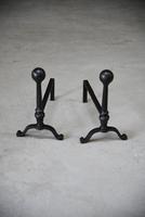 Large Cast Iron Andirons (12 of 12) Large Cast Iron Andirons (12 of 12)