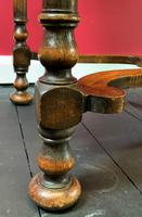 Outstanding William & Mary Style Leather & Stud Bound Country Oak Lowboy Table (17 of 18) Outstanding William & Mary Style Leather & Stud Bound Country Oak Lowboy Table (17 of 18)