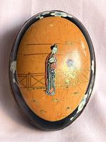 Antique German Papier Mache Easter Egg Box