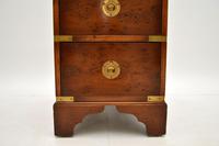 Burr Elm Military Campaign Style Side Chest (7 of 11) Burr Elm Military Campaign Style Side Chest (7 of 11)