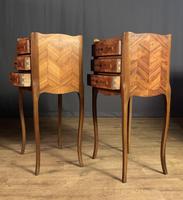 Pair of French Inlaid Tulipwood Bedside Tables (4 of 11) Pair of French Inlaid Tulipwood Bedside Tables (4 of 11)
