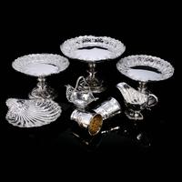 Magnificent Antique Set of Three Solid Sterling Silver Comport / Tazza Suites with Fine Chased Engravings - Martin Hall & Co 1890 (23 of 24) Magnificent Antique Set of Three Solid Sterling Silver Comport / Tazza Suites with Fine Chased Engravings - Martin Hall & Co 1890 (23 of 24)